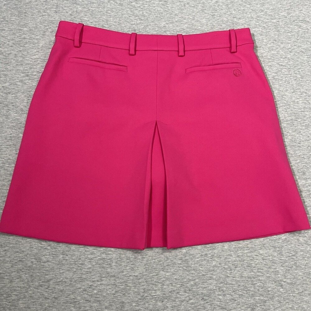 Tory Burch Sport Skirt Womens Large Pink 17" Skort Lined Golf Athleisure Club - Picture 2 of 16